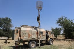 Российские радисты задействовали подвижные радиостанции Р-166-05 и Р-149АКШ в Таджикистане