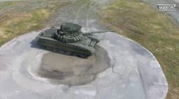 «Уралвагонзавод» представил новую версию Т-72Б3М с защитой от дронов в передней части танка