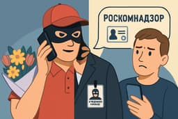 «Вам звонит Роскомнадзор»: мошенники выманивают коды доступа, представляясь сотрудниками РКН и предлагая букеты