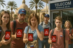 Russian Tourists Face Mass Mobile Service Blocking in Egypt