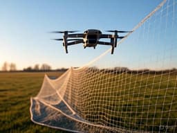 Dampens drone impact energy by up to 100%: "Darwin" protective capture net created in Russia