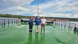 Архангельская ремонтно-эксплуатационная база флота завершила постройку плавучего причала «ПП-20»  