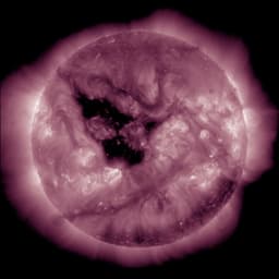 Magnetic Storms Approaching: Coronal Hole on the Sun Increased by 50%