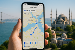 Приложение Yandex Maps начало показывать полную  стоимость поездки в турецком Стамбуле