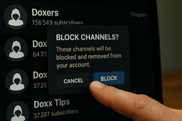 Telegram решил провести уборку: команда мессенджера начала массовую блокировку каналов, связанных с шантажом