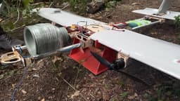 БПЛА «Молния» самолётного типа впервые начали оснащать кумулятивными зарядами КЗ-7