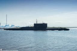 Секретную подлодку спецназначения «Саров» удалось снять на фото