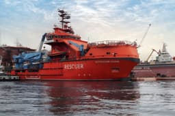 Mooring trials on the MPSV06 rescue vessel "Kerchensky Proliv" continue in Vladivostok