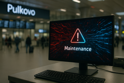 Pulkovo Airport website temporarily unavailable due to hacker attack