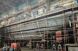 Корпус нового ледокольного буксира «Нарвская застава» создали на «Верфи братьев Нобель»