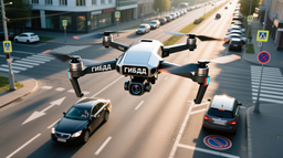 В ГИБДД хотят использовать дроны для автоматической фиксации нарушений ПДД