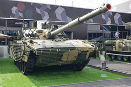 Based on the Russian "Sprut-SDM1": India unveils a light amphibious tank called Bharat