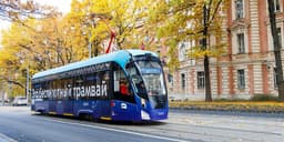 Беспилотные трамваи начали курсировать на пяти маршрутах в Москве