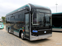 Electric bus "Neva Electro 685601" demonstrated by "Unipack Auto"