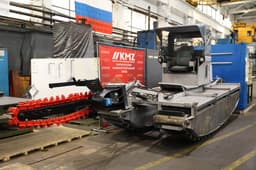 Instead of Swedish counterparts: the multifunctional amphibious vehicle MTA-01 was presented in St. Petersburg