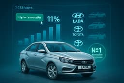 Lada Leads Online Sales of New Cars in Russia in the First Nine Months of 2025