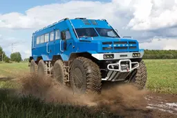 Where "Ural" and "Kamaz" Can't Pass: "Zvezda" All-Terrain Vehicle Shown in St. Petersburg