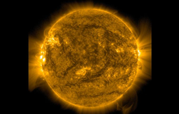 M3.5 class flare recorded on the Sun
