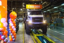 «Anniversary» rolled off the assembly line: the one and a half millionth Ural Next truck was produced at the plant in Miass