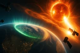 На Земле бушует магнитная буря почти максимальной мощности: вспышка на Солнце вызвала геомагнитный шторм уровня G4.7