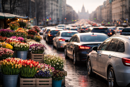 Цветы, пробки и очереди: где в Москве будет затруднённое движение на праздники