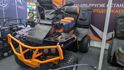 Burlak Rosomakha 500 quadrobike of Russian design shown at the "Motovesna`2026" exhibition