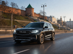Car of the revived brand Volga spotted on the streets of Nizhny Novgorod