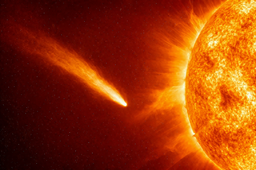 Un cometa se quemó cerca del Sol: apareció un video de sus últimos segundos