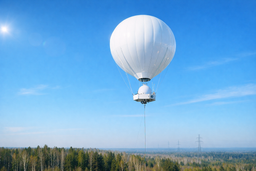 Escudo aéreo contra drones: "Primer dirigible" prueba aerostatos baratos con guerra electrónica