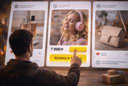 Листать, вдохновляться, покупать: «Яндекс» добавил кнопку «в 1 клик» к постам брендов и блогеров