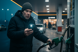 Запрет на телефон у АЗС с лета? заправки смогут вносить в чёрный список за разговор вне салона [Обновлено]