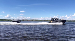 Более 80 км/ч на воде: российский катер Victory A10 DC разогнали до предельной скорости