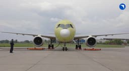 «Яковлев» показал видео отработки ПД-14 на серийном МС-21-310 без неба