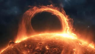 80 veces más grande que el diámetro de la Tierra: un "rey prominencia" se separó del Sol el 20 de noviembre
