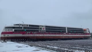 El crucero "Mustai Karim", construido en 2020, fue enviado a reparación