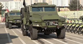 Российские бронеавтомобили «Спартак» усилили иранскую полицию