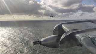 Tripulaciones de los Ka-27 destruyen BEC del "enemigo" con ametralladoras de gran calibre en el Báltico