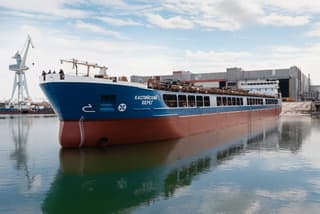 USC Completes Construction of RSD49 Project Universal Dry Cargo Vessel "Caspian Coast"