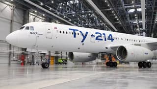 First Tu-214 in Three Years Painted Abroad