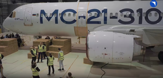La planta de aviacion de Irkutsk ensambla 20 aviones MS-21 al mismo tiempo