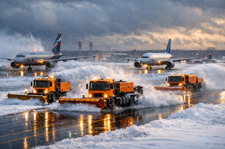El Ministerio de Transporte informó sobre el funcionamiento de los aeropuertos de la región capitalina tras las nevadas