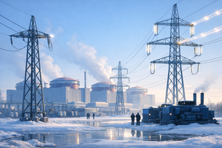 Una de las líneas de suministro de energía de la central nuclear de Zaporiyia sufrió daños