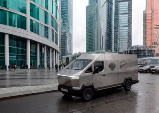 Cybertruck, Russian-style: the revived "Russo-Balt" officially unveiled a stainless steel electric van for 6.5 million rubles