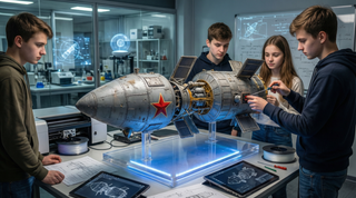 Crearon en la Universidad Técnica Estatal de Moscow Bauman un modelo 3D de una nave lunar soviética