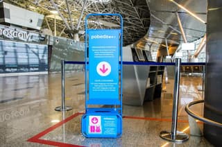 Pobeda Airlines acknowledged the use of narrowed baggage sizers at Vnukovo Airport