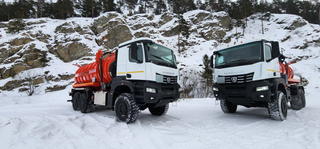 KamAZ presented new vacuum units based on K5 chassis for the oil and gas sector