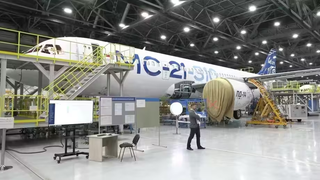 El fabricante del avión MS-21 reforzó la producción con máquinas-herramienta nacionales