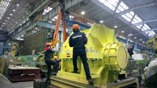 Sevmash completó la producción del segundo cojinete de empuje para el rompehielos del proyecto 22220 "Leningrad"