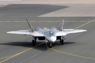 An American satellite operated by Vantor captured a record concentration of Su-57s at Dzyomgi Air Base
