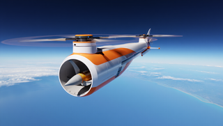 Un ingeniero ruso inventó un helicóptero que lanza cohetes al espacio
